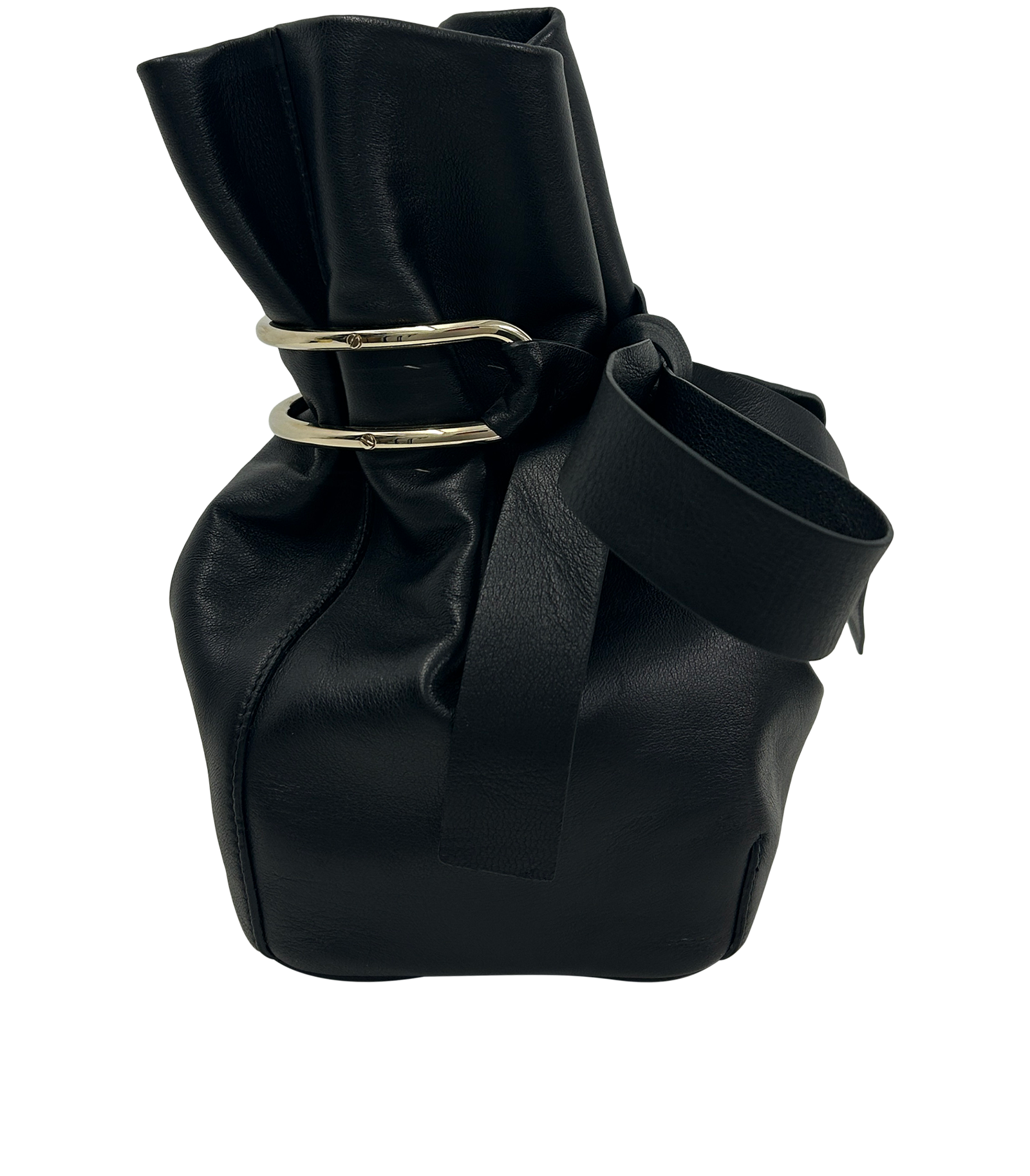 Bucket Bag, 480&euro;, Bolso, Negro, Animal - Piel, Vista inferior